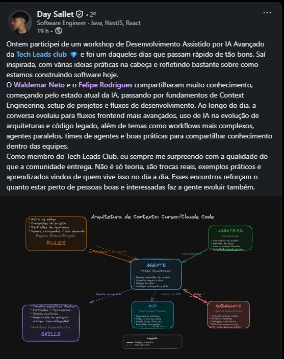 Post de Day Sallet sobre a TLC